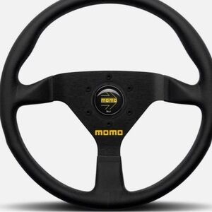 MOMO Black Steering Wheel